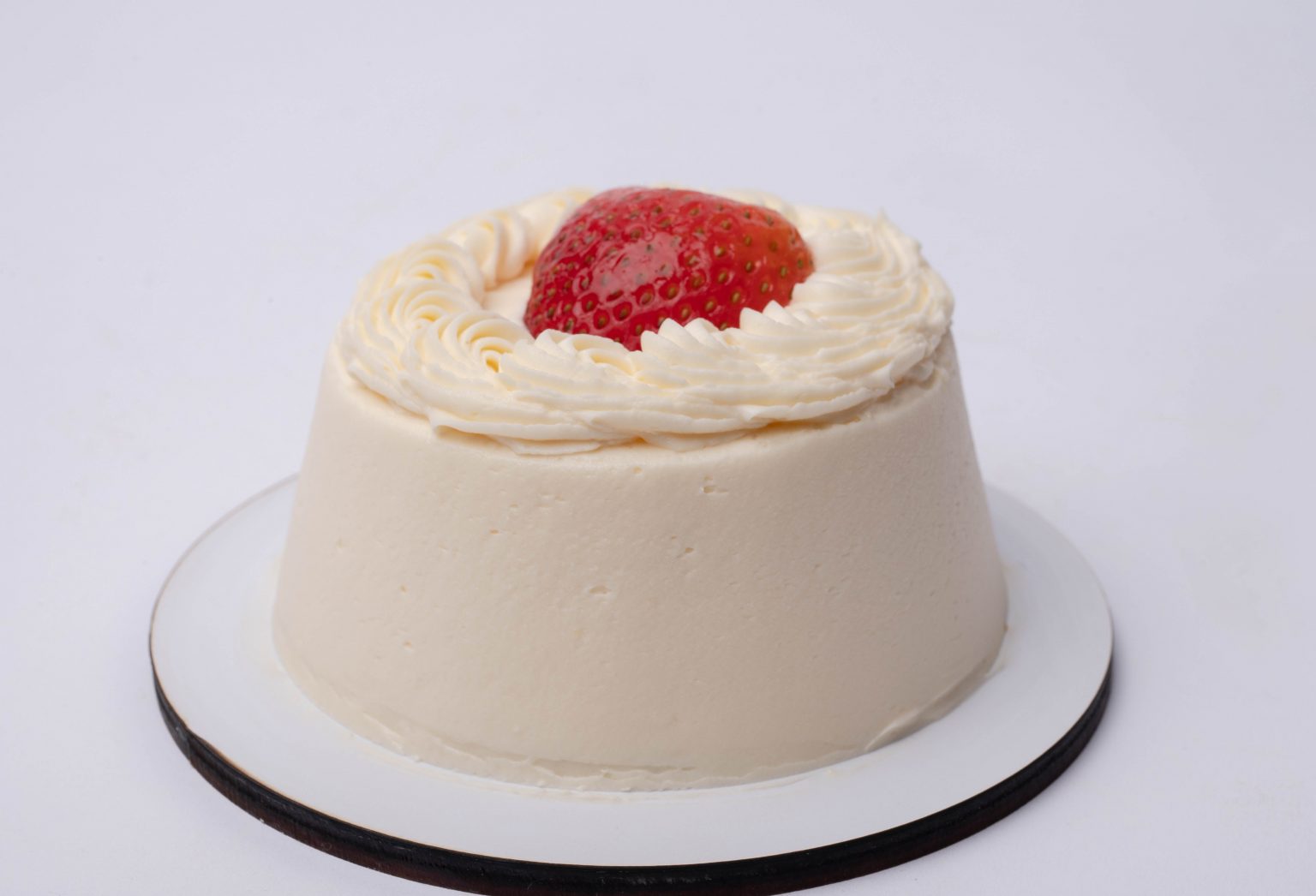 Fresas con Crema Individual Dulce rojo